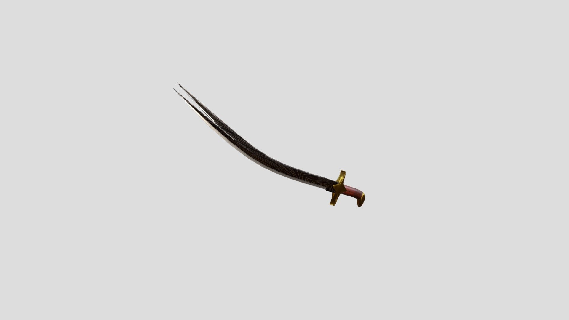 scimitar Download Free 3D model by choboi911 (alsoliman905) [b8468ff