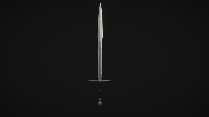 Excalibur Sword 3D Model