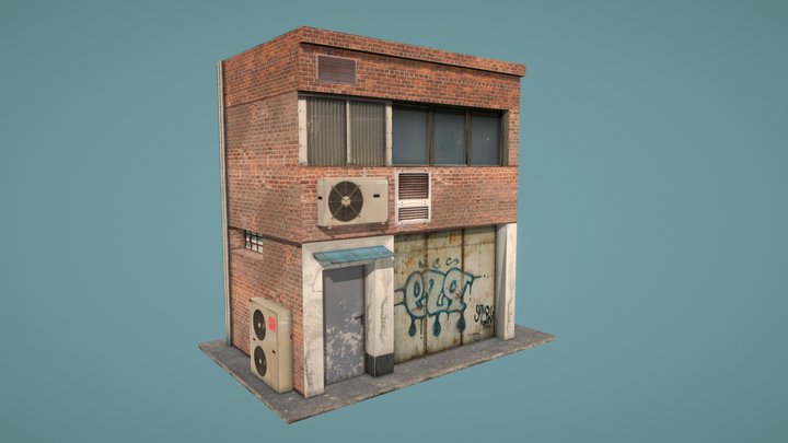 Predio Suburbio 3D Model