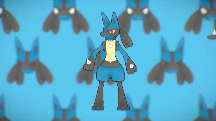 Lucario – Free 3D Model STL