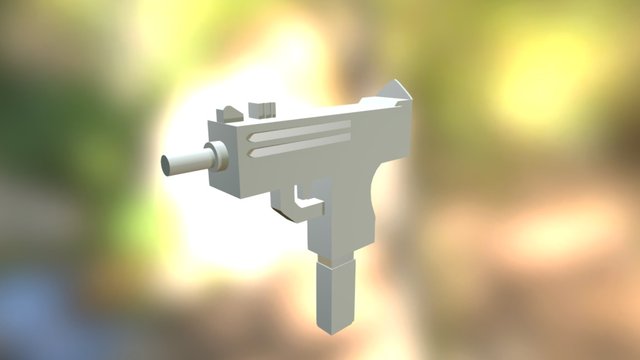 MAC 10 gun 3D Model