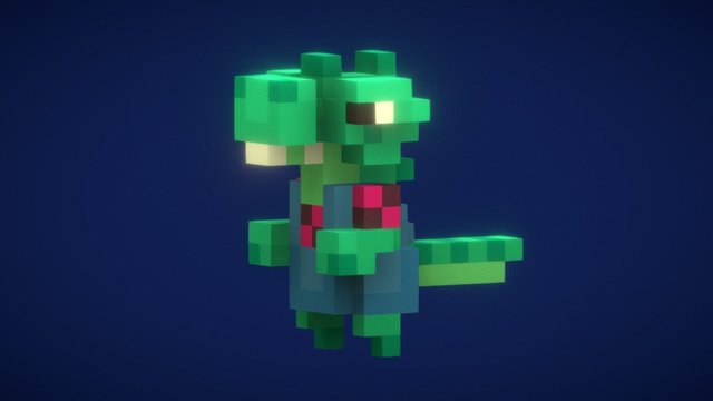 CrocMan 3D Model