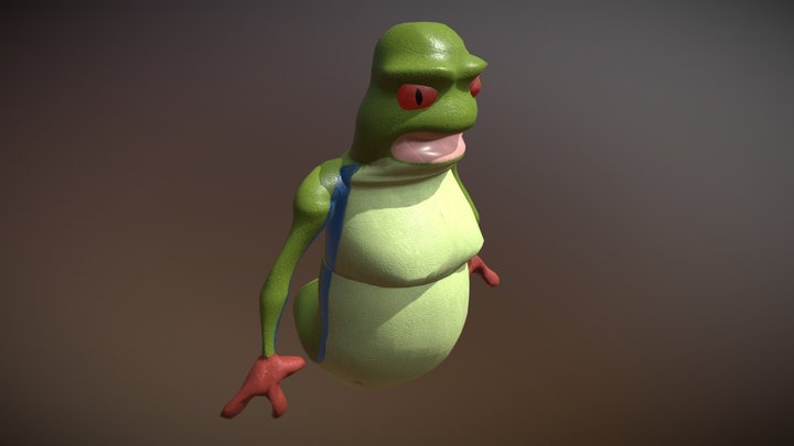 The Red Eyed Tree Ghost 3D Model