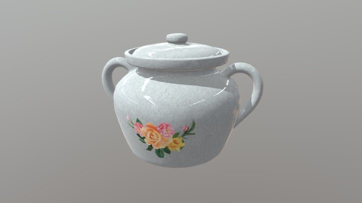 Bean Pot 3D Model