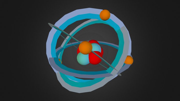Atom Model 3D Model