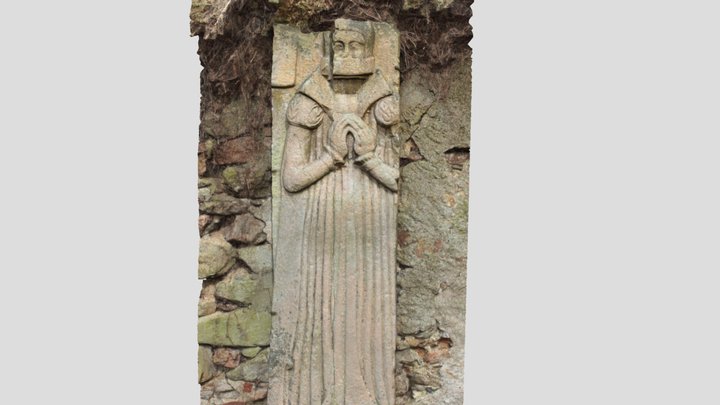 Łomnica Epitafium XV w. [Lomnitz] 3D Model