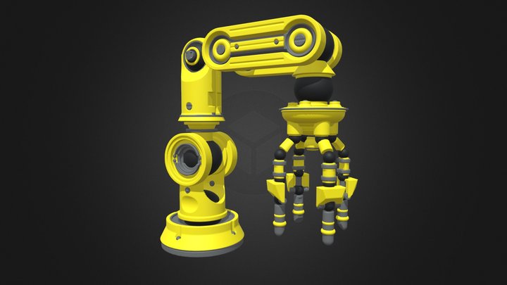Robot Arm 3D Model