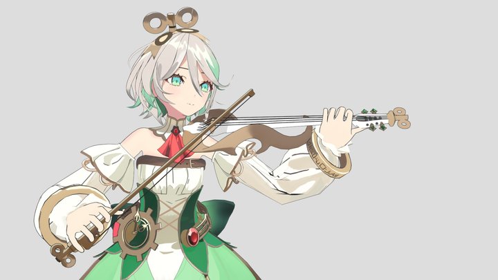 Cecilia Immergreen 3D Model