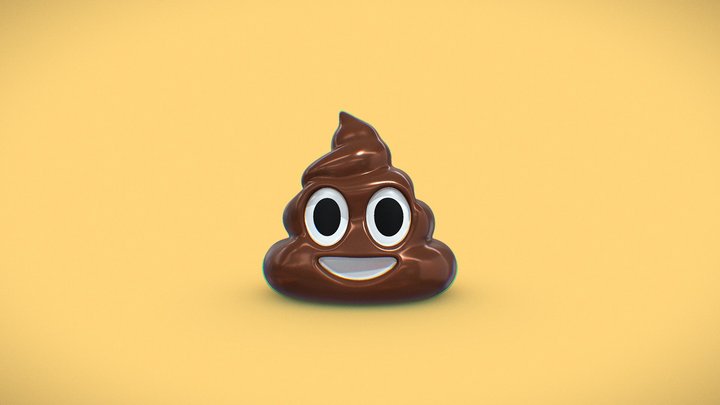 Poop emoji 3D Model