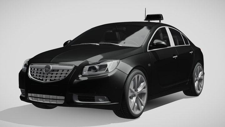 Opel  Insignia  Taxi 3D Model
