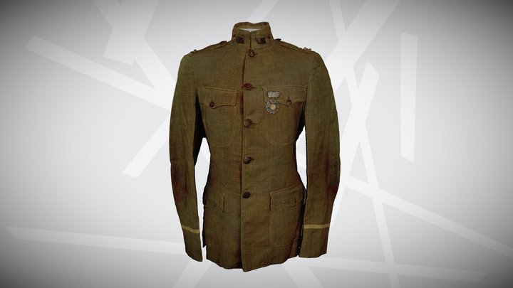 Chaplain C. W. Mayfield's A.E.F. Tunic 3D Model
