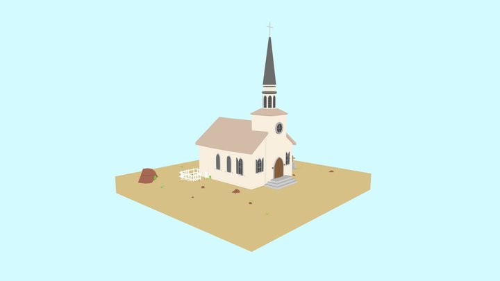 Westworld - Church 3D Model
