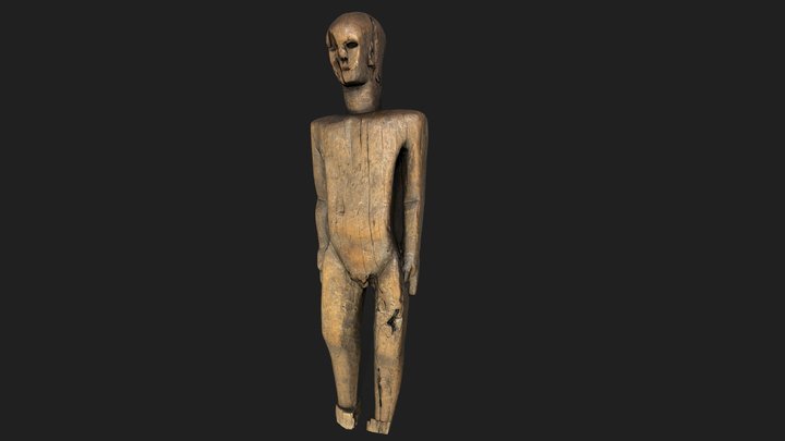 Humbold Forum "Menschliche Skulptur" 3D Model