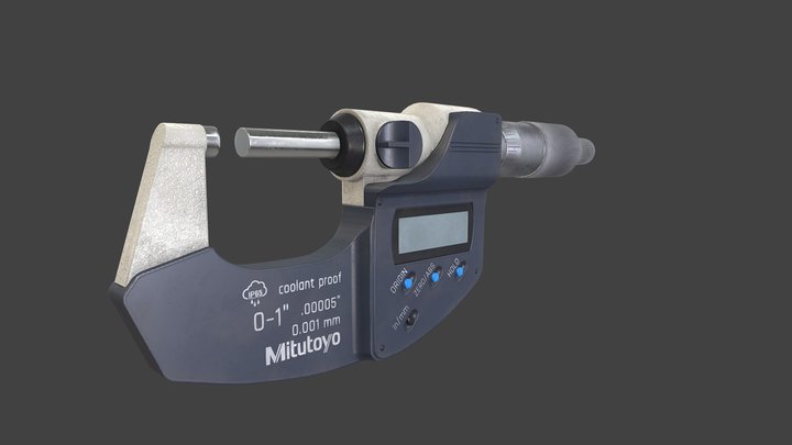 Micrometer 3D Model