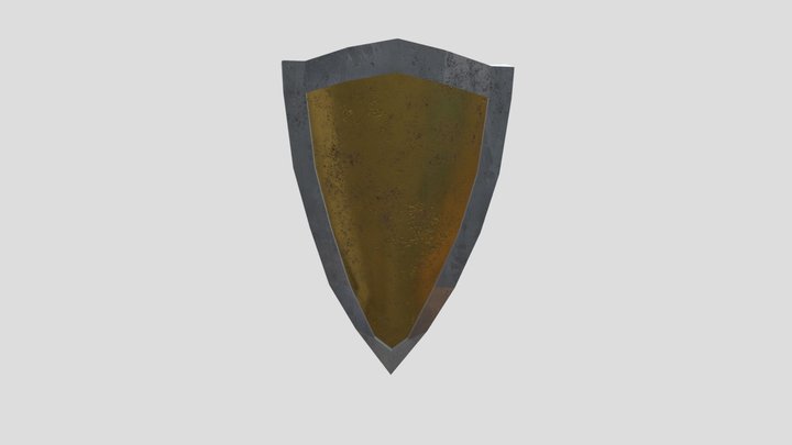 Battleworn Sheild 3D Model