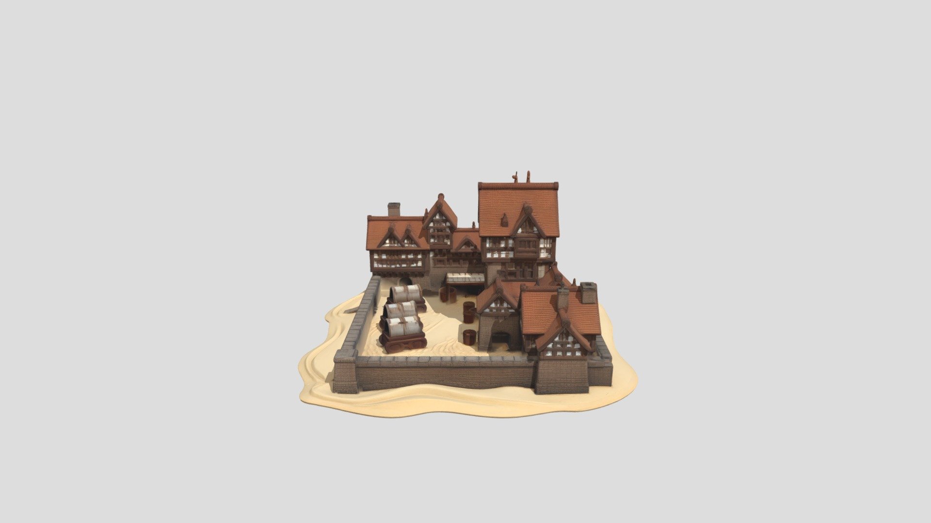 Medieval Inn - 3D model by Achernar (@fatihxserbest) [b84fdf7] - Sketchfab