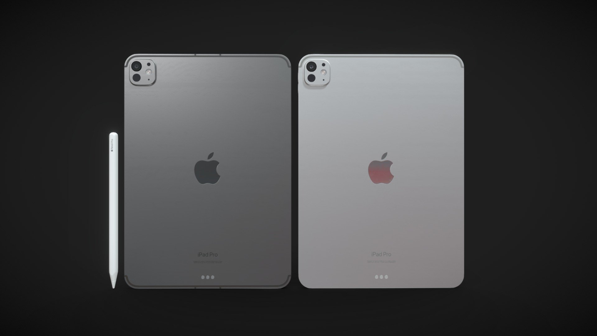Apple iPad Pro M4 11inch All Colors Buy Royalty Free 3D model by