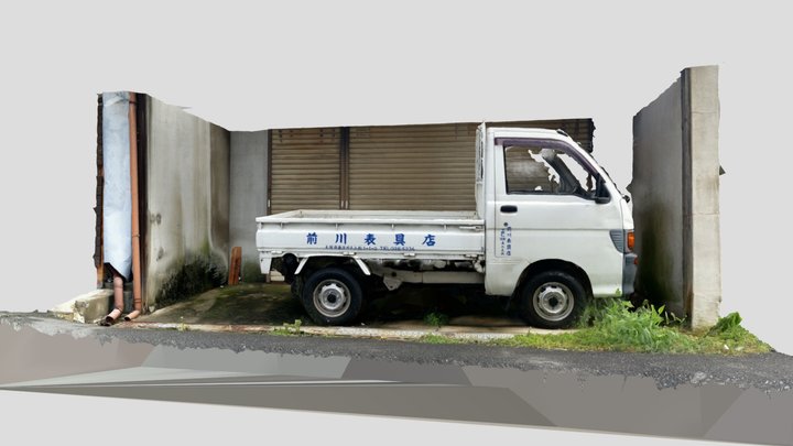 Lil truck in Japan 3D Model