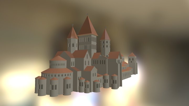 Abadía de Cluni 3D Model