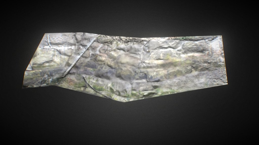 Some Lowpoly Wall - Photogrammetry + Retopology