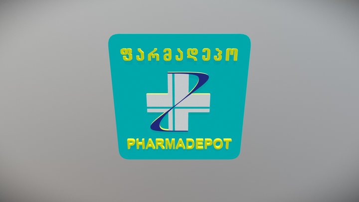 Pharmadepot logo 3D Model