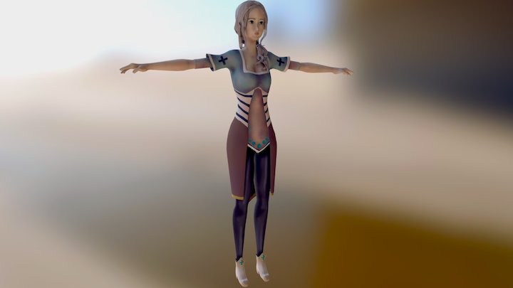 Leila - Schwarzer Regen 3D Model