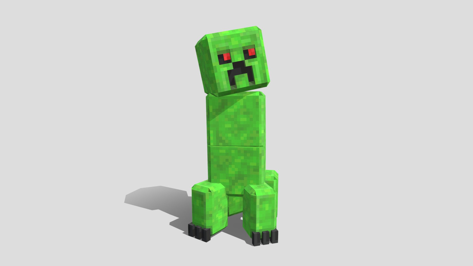 Minecraft Creeper - Download Free 3D model by keithandmarchant  (@nebraskabirdwatching) [c986450]