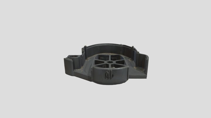 Plastic Engine Cover 3D Model