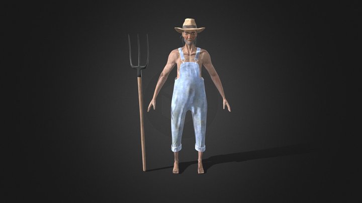 Uncle Wesley - 3D Game Character 3D Model