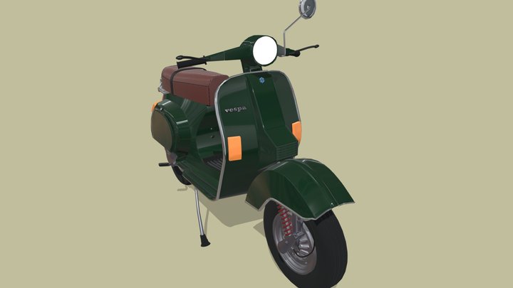 Vespa 50 3D Model