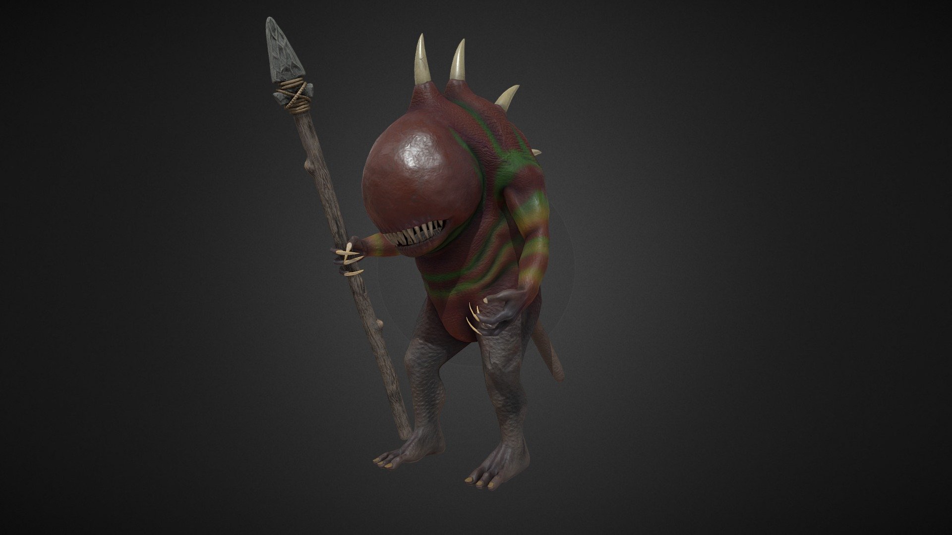 Troglodyte - 3D model by Konstantin Kaftaykin (@3dKostya) [b85830e ...