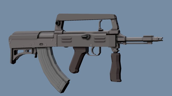 Low-Poly Norinco Type 86s – Modelo 3D gratuito STL