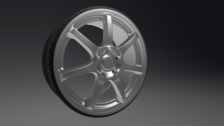 Wheel 03 3D Model