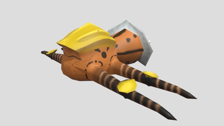 Spidrill - Fakemon 3D Model
