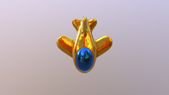Airplane Pendant 3D Model