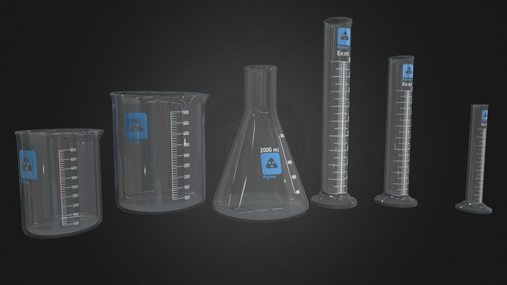Chemistry Glassware 3D Model