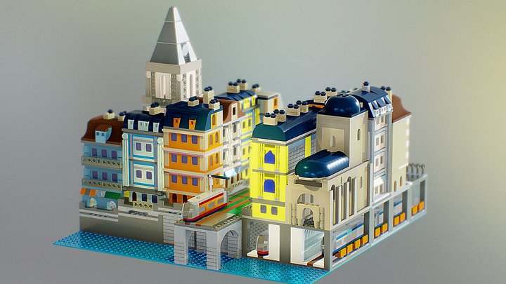 City Squard – Modèle 3D gratuit STL