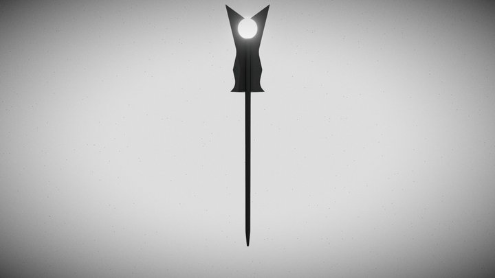 Sceptre de Saruman le blanc 3D Model