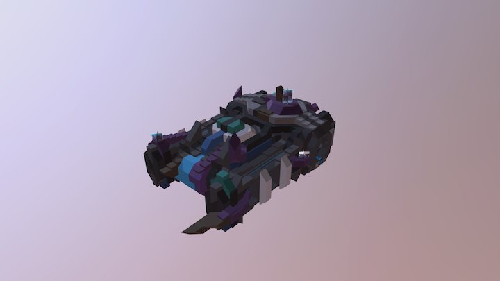 HS Fighter - Infested- 3D Model