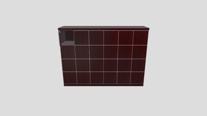 24 Compartment Pigeon Hole 3D Model