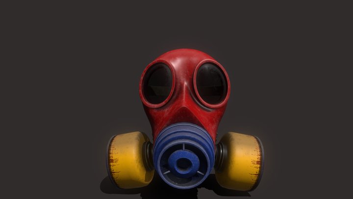 Gas Mask Poppy Playtime 3D Model