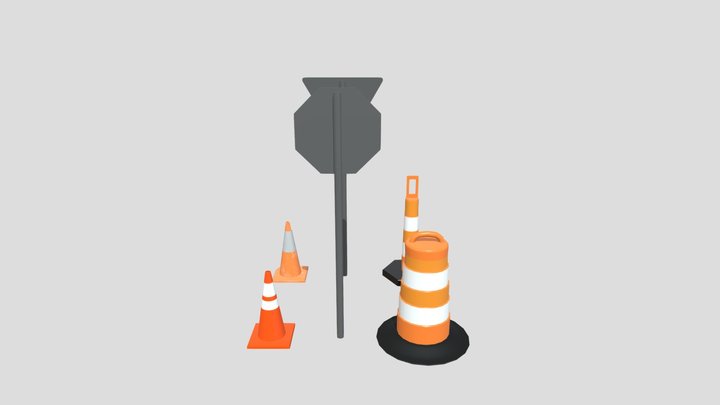Street Props 3D Model