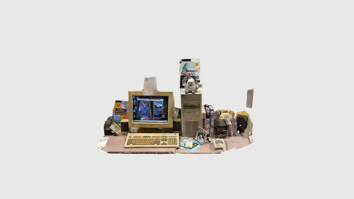 Windows 95 gaming pc 3D Model