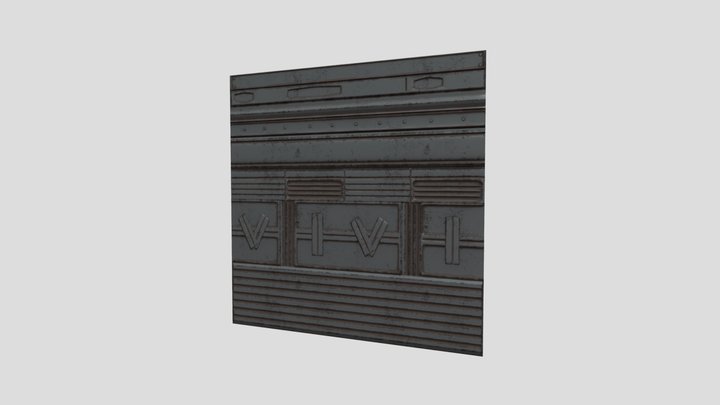 Metal Trim Sheet 3D Model