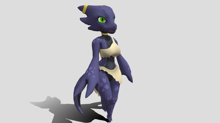 Kiri Dragoness - VRChat 3D Model