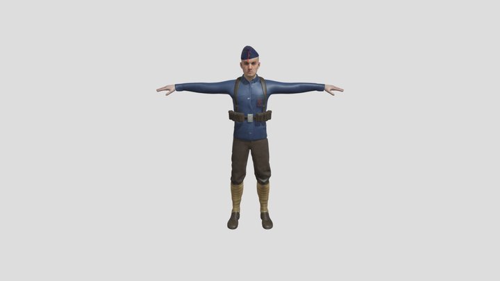 Falangista 3D Model