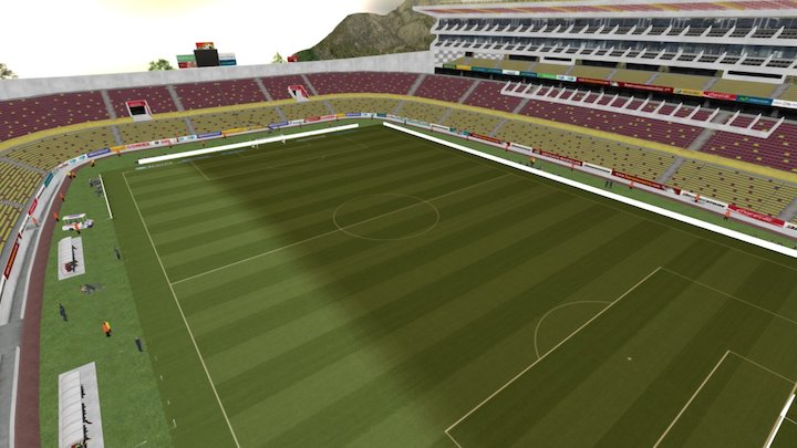 Estadio Morelos 3D Model