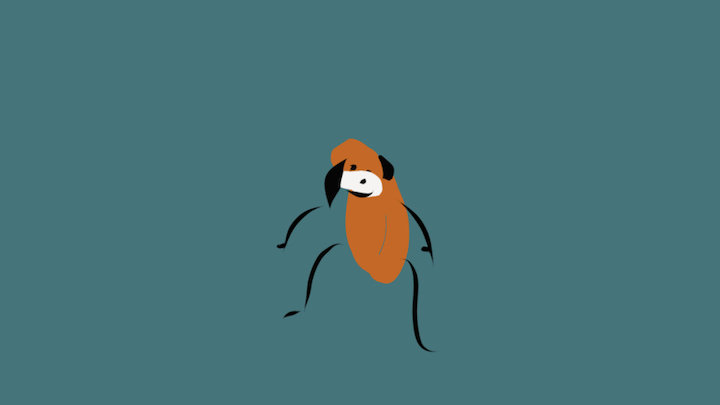 Bouncy Fox 3D Model