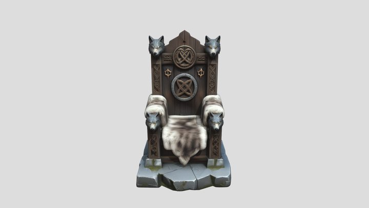 Трон ярла – Free 3D Model STL