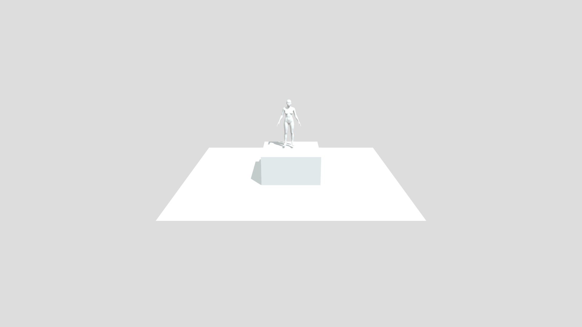 statue femme V shape likeBl36 - 3D model by Peter MOUEZA (@moueza ...
